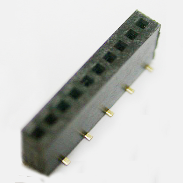  FEMALE HEADER PITCH:1.27MM SINGLE ROW SMT TYPE