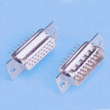 3227 3227 D-SUB HIGH DENSITY CONNECTOR 180° DIP P.C.B TYPE