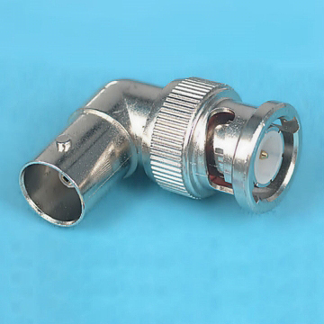 328A-7BL-03 BNC 75Ω Angle Adapters Jack / Plug 