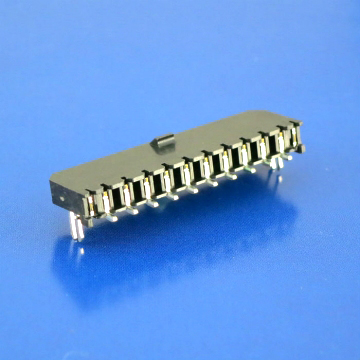 4312-Sxx1RC-RN Wafer 3.0mm Single Row Right Angle SMT Type With Solderable Retention Clip