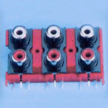 8712 RCA Jack Six port