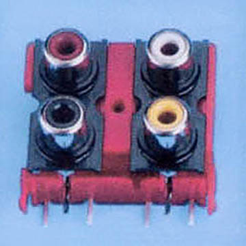 8713 RCA Jack four port